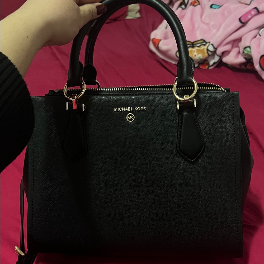 Michael Kors Black Satchel Bag